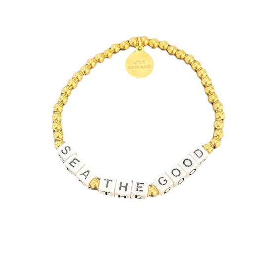 Sea The Good Gold Beaded Bracelet