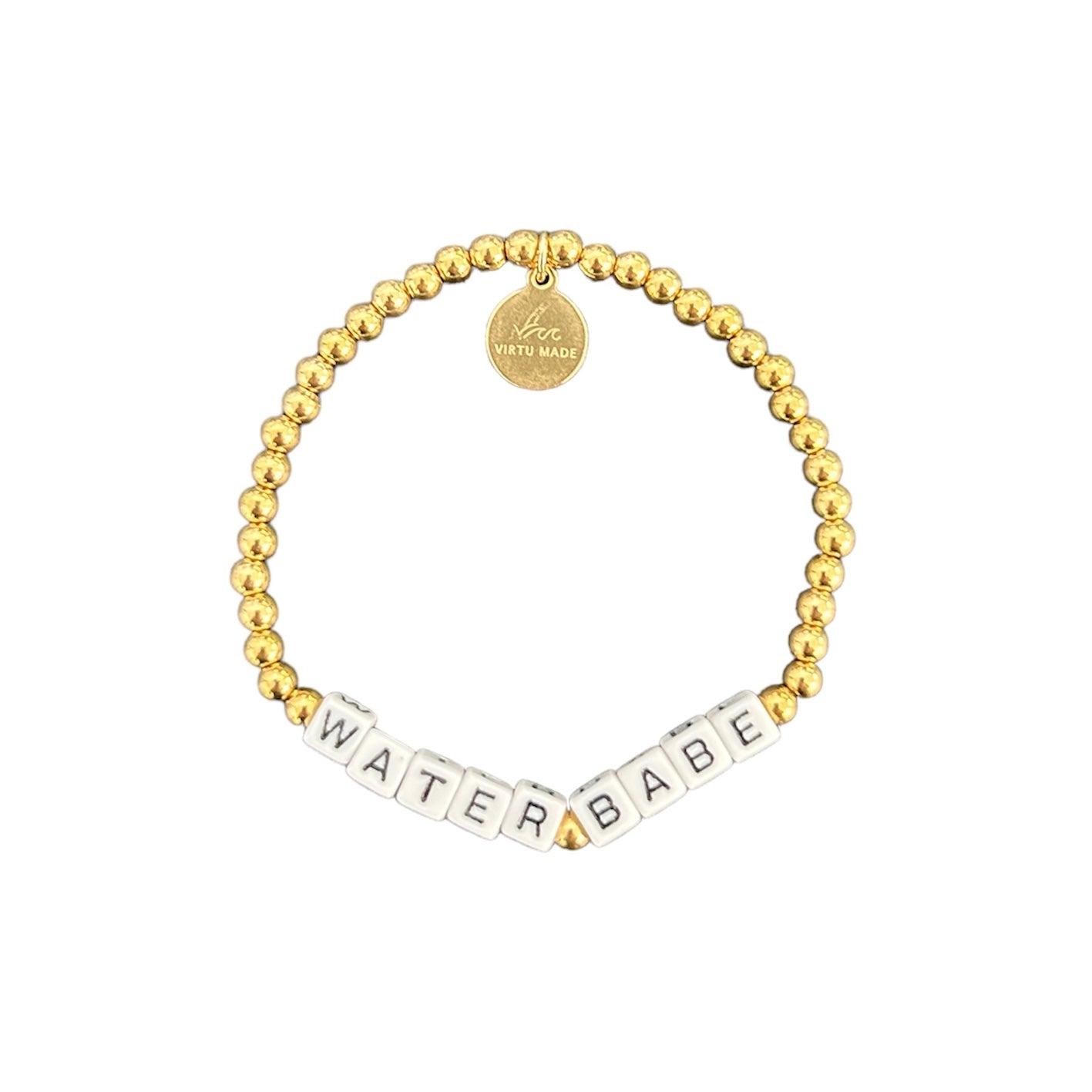 Water Babe Gold Beaded Bracelet